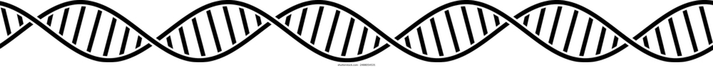 DNA molecule double helix illustration