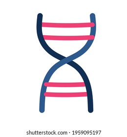 dna molecule genetic isolated icon