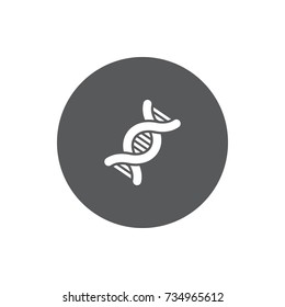 DNA molecule icon. Vector illustration