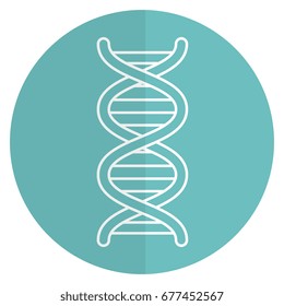 dna molecule isolated icon