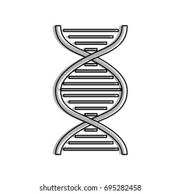 dna molecule isolated icon