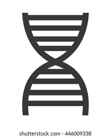 dna molecule isolated icon design, vector illustration  graphic 