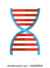 dna molecule isolated icon design, vector illustration  graphic 