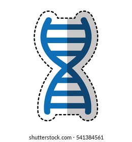 dna molecule isolated icon vector illustration design