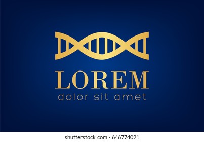 DNA molecule logo