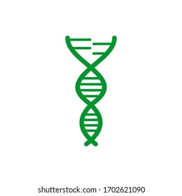 Design-Vektorillustration für das Logo von DNA Molecule