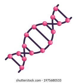 dna molecule particle isolated icon