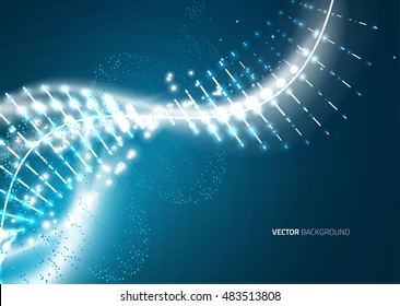 DNA molecule structure background.