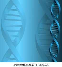 DNA molecule structure background. eps10 vector illustration