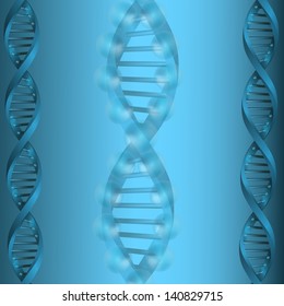 DNA molecule structure background. eps10 vector illustration