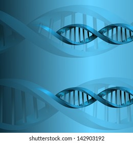 DNA molecule structure background. eps10 vector illustration