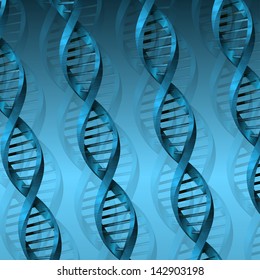 DNA molecule structure background. eps10 vector illustration