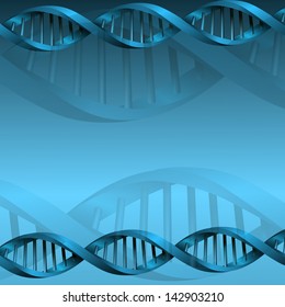 DNA molecule structure background. eps10 vector illustration