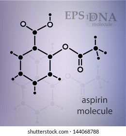DNA molecule structure background. eps10 vector illustration