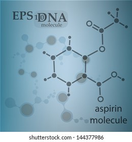 DNA molecule structure background. eps10 vector illustration