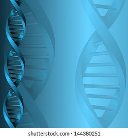 DNA molecule structure background. eps10 vector illustration