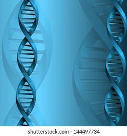 DNA molecule structure background. eps10 vector illustration