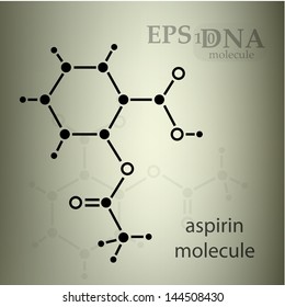 DNA molecule structure background. eps10 vector illustration