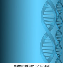 DNA molecule structure background. eps10 vector illustration