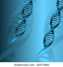 DNA molecule structure background. eps10 vector illustration