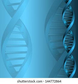 DNA molecule structure background. eps10 vector illustration