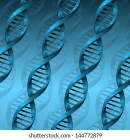 DNA molecule structure background. eps10 vector illustration