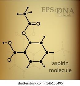 DNA molecule structure background. eps10 vector illustration 