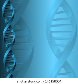 DNA molecule structure background. eps10 vector illustration
