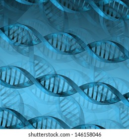 DNA molecule structure background. eps10 vector illustration