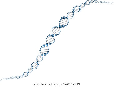 DNA molecule structure background. eps10 vector illustration 