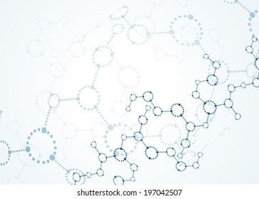 DNA molecule structure background. eps10 vector illustration
