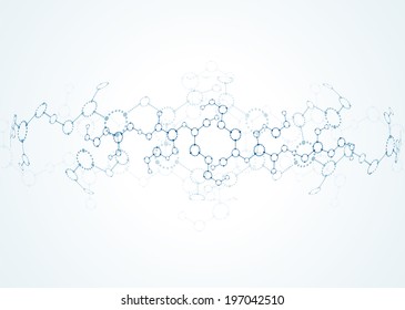 DNA molecule structure background. eps10 vector illustration