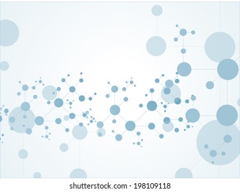 DNA molecule structure background. eps10 vector illustration 
