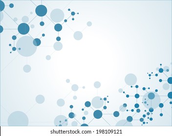 DNA molecule structure background. eps10 vector illustration 