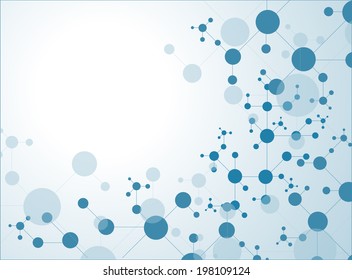 DNA molecule structure background. eps10 vector illustration 