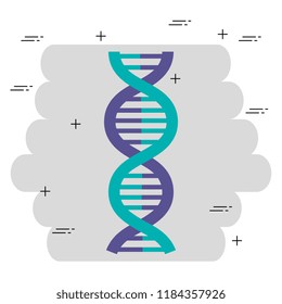 dna molecule structure icon