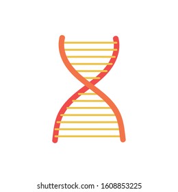 dna molecule structure isolated icon vector illustration design