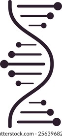 DNA molecules forming with interconnected lines and dots symbolize advancements in genetics research and innovations in biological engineering, reflecting the essence of life sciences