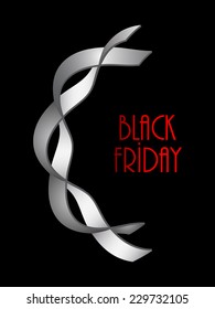 DNA molecules with special black friday design
