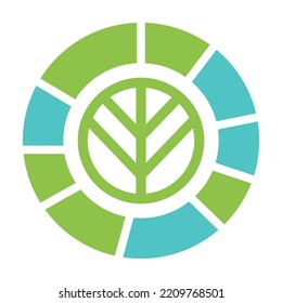 DNA natural logo design. Natural concept design