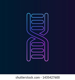 Dna nolan icon. Simple thin line, outline vector of Medicine icons for UI and UX, website or mobile application