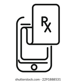 Dna online service icon outline vector. Medical patient. Health mobile