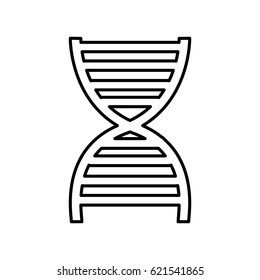 dna particle isolated icon