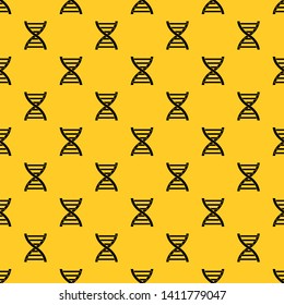 DNA pattern seamless vector repeat geometric yellow for any design