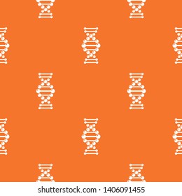 Dna pattern vector orange for any web design best