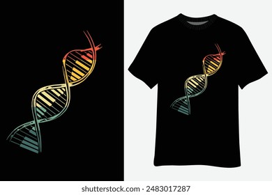 DNA Piano Music Shirt Keyboard Piano Player Teacher Pianist Vintage T-Shirt