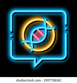 dna problem atherosclerosis, molecule neon light sign vector. Glowing bright icon dna problem atherosclerosis, molecule sign. transparent symbol illustration