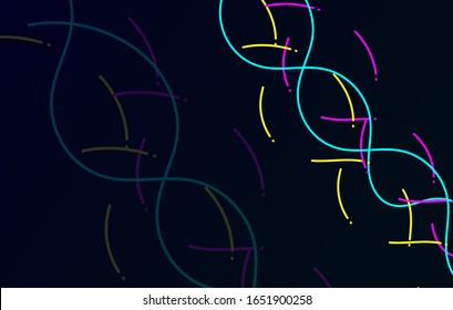 Dna research evolution сhromosome. Molecule research genetic formula. Science modern  technology for banner, poster, cover. 3D code helix with line, dotted lines. 