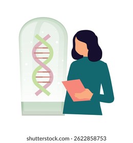 DNA Research Vector illustration which can easily modify or edit which can easily modify or edit

