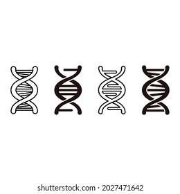 Design-Illustrationsvorlage für Dna Science-Icon